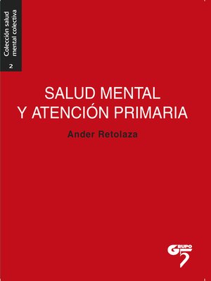 cover image of Salud mental y atención primaria